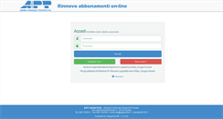 Desktop Screenshot of abbonamenti.aptgorizia.it